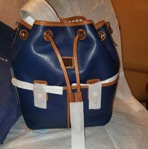 Dooney & Bourke Saffiano Large Drawstring